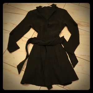 Anthropologie hunter green coat
